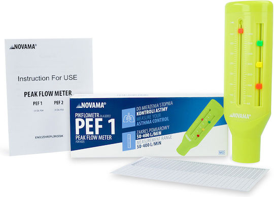 Novama Pef 1 Spirometru Portabil Pentru Copii Certificat Fabricat Din Abs Ideal Pentru Utilizare Acasă Clinici Specializate