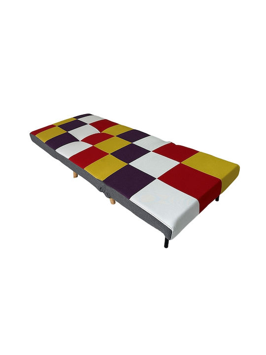 Elize Two-Seater Couch Bed Multicolour 165x80x84 cm