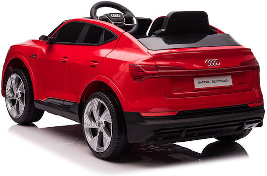 Audi E Tron Sportback Cu Un Loc Cu Telecomandă Licențiat 12 Volți Roșu