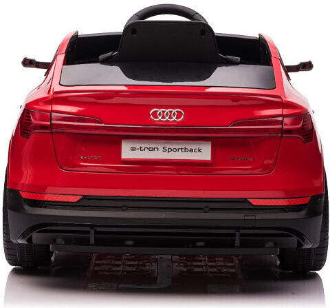 Audi E Tron Sportback Cu Un Loc Cu Telecomandă Licențiat 12 Volți Roșu
