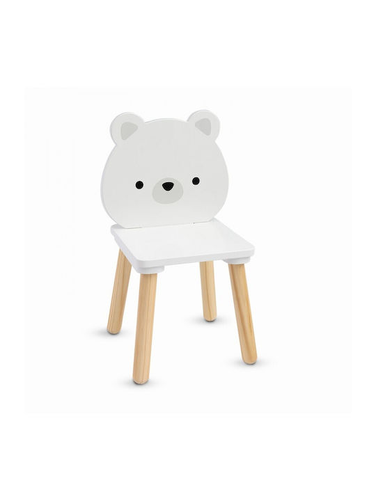 Kids Table for Painting made of Wood White Moni