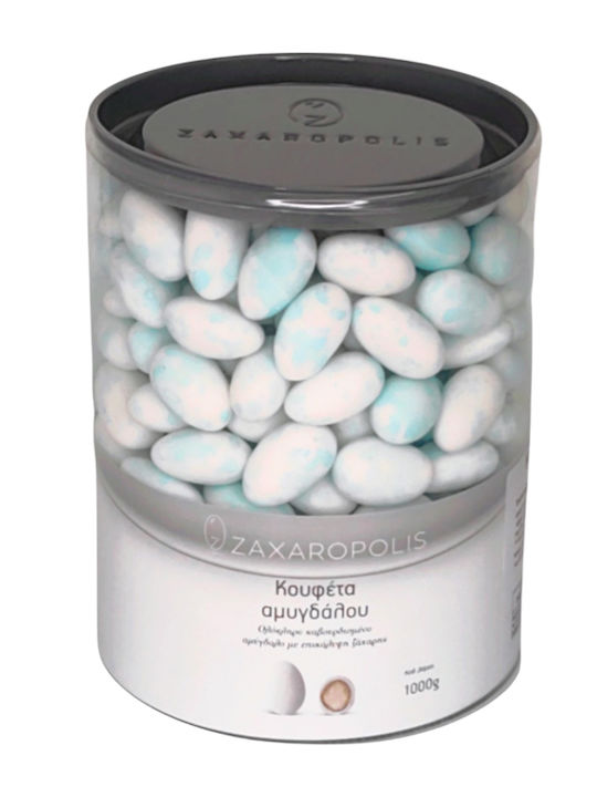 Zaxaropolis Speckled Classic Jordan Almonds Light Blue 1000gr