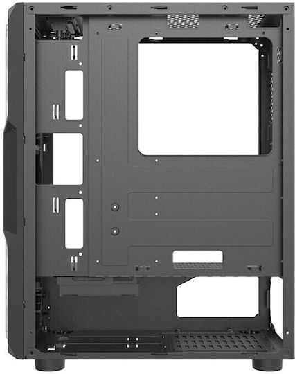 Darkflash Aquarius Gaming Midi Tower Κουτί Υπολογιστή με Πλαϊνό Παράθυρο Μαύρο