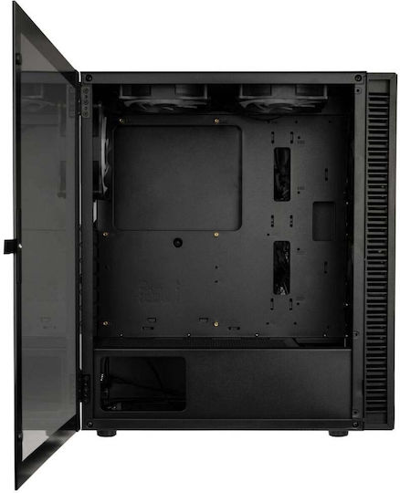 Kolink Observatory HF Glass ARGB Gaming Midi Tower Κουτί Υπολογιστή με Πλαϊνό Παράθυρο Μαύρο