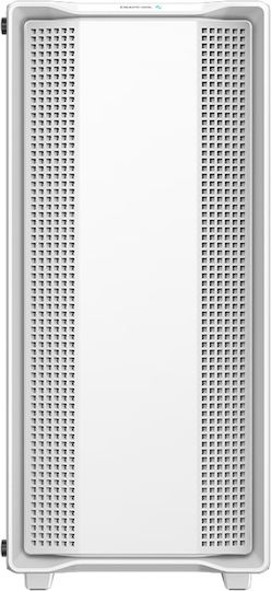 Deepcool CC560 v2 Гейминг Midi Tower Компютърна кутия със страничен прозорец Бял