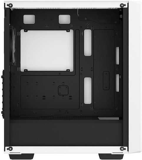 Deepcool CC560 v2 Гейминг Midi Tower Компютърна кутия със страничен прозорец Бял