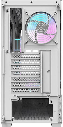 Darkflash DS900 AIR + ARGB Fans Gaming Midi Tower Computer Case with Side Window White