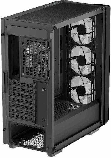 Deepcool CC560 V2 Mesh Gaming Midi Tower Computer Case with Side Window Black