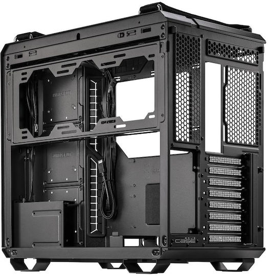 Asus TUF GT502 Геймърско Midi Tower Компютърна Кутия с Черен Страничен Прозорец