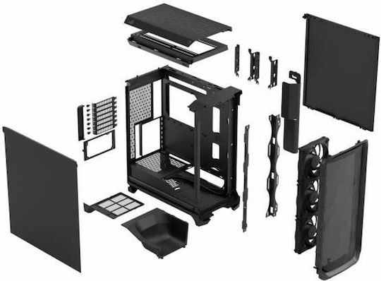 Fractal Design Meshify 3 Solid Midi Tower Κουτί Υπολογιστή Μαύρο
