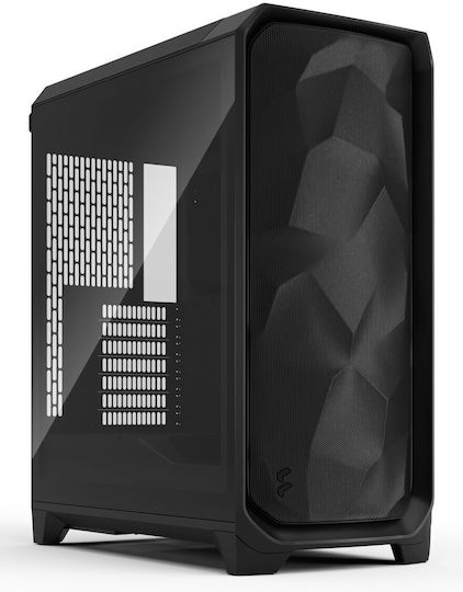 Fractal Design Meshify 3 TG Light Tint Gaming Midi Tower Κουτί Υπολογιστή με Πλαϊνό Παράθυρο Μαύρο