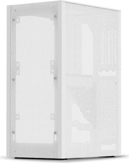 Ssupd Meshlicious Full Mesh Mini Tower Κουτί Υπολογιστή Λευκό