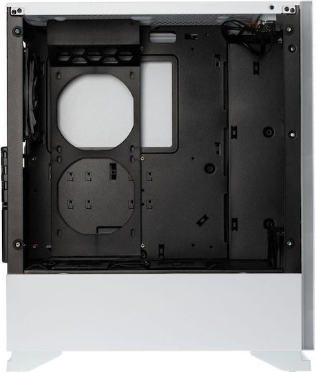 Zalman S5 Gaming Midi Tower Κουτί Υπολογιστή με Πλαϊνό Παράθυρο Λευκό