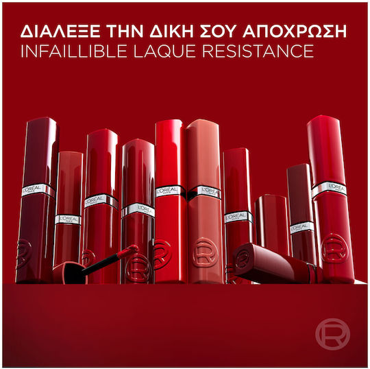 L'Oreal Paris Infaillible Matte Resistance Червило Дълготраен 415 Red Bisou 4.3мл