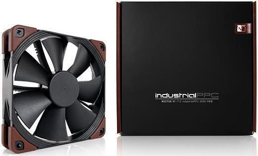 Noctua NF-F12 industrialPPC-3000 Ventilator pentru Carcasa 120mm (3000rpm / 109.89cfm) Fără Iluminare LED și Conexiune 4-Pin PWM