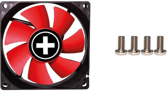 Xilence Red Wing 80 Case Fan (1800rpm / 21.8cfm) Χωρίς Led Φωτισμό και Σύνδεση 4-Pin PWM