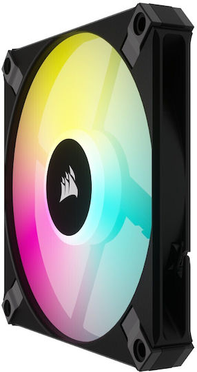 Corsair iCUE AF120 Slim Ventilator Pentru Carcasă (2000rpm) Cu Iluminare RGB Și Conexiune 4-Pin PWM 2 Buc