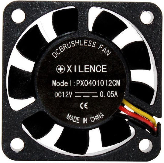 Xilence XF031 Case Fan 40mm 4500rpm 6.9cfm Without LED Lighting And 3-Pin Connection