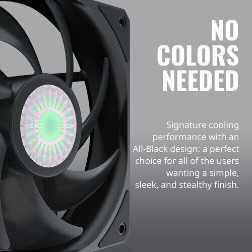 CoolerMaster SickleFlow 120 Case Fan with Connection 3-Pin / 4-Pin Molex 1pcs