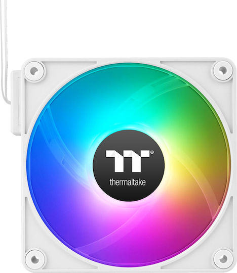 Thermaltake CT120 EX Reverse Blade Case Fan 2000rpm 65.82cfm with ARGB Lighting and 3-Pin 4-Pin PWM Connection 3pcs White