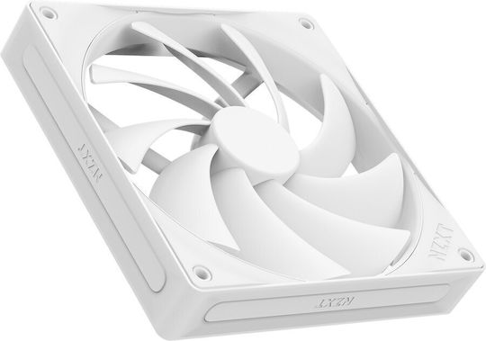 NZXT F140Q Ventilator Pentru Carcasă (1500rpm / 102,90cfm) Fără Iluminare LED și Conexiune 4-Pin PWM Alb