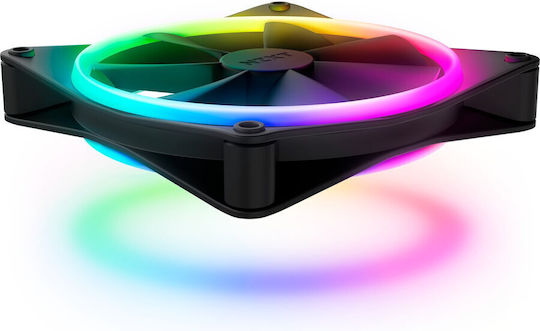 NZXT F140 Duo Case Fan 1800rpm 84.75cfm with RGB Lighting and 4-Pin PWM Connection