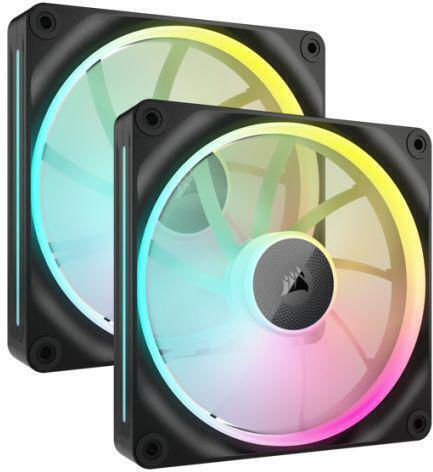 Corsair iCue Link LX140 Case Fan (2000rpm / 84.7cfm) με RGB Φωτισμό και Σύνδεση 4-Pin PWM 2τμχ