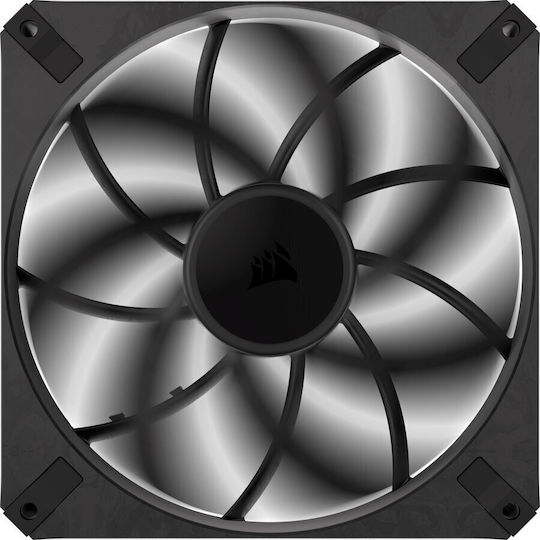 Corsair RS140 Max Gehäuselüfter (1600rpm / 104cfm) Ohne LEDs Beleuchtung und Verbindung 4-Pin PWM 2 Stück
