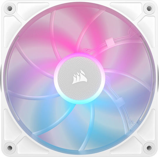 Corsair iCUE LINK RX140 MAX Case Fans (1600rpm / 102.9cfm) with RGB Lighting and 4-Pin PWM Connection 2pcs White