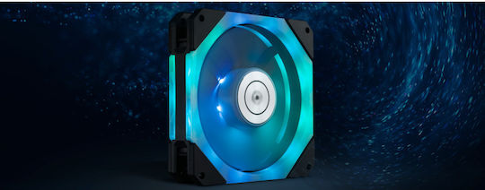 Ekwb Impulse 120 Case Fan (1800rpm / 57.5cfm) με RGB Φωτισμό και Σύνδεση 3-Pin / 4-Pin PWM