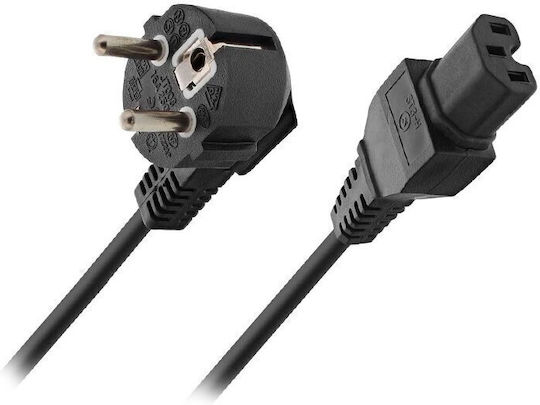 LogiLink IEC C15 - Schuko Cable 2m Μαύρο CP105