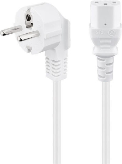 Goobay Schuko - IEC C13 Cable 2m White (95140)