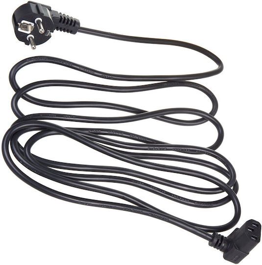 Maclean Power Cable Mctv-851 3 Pin Eu Plug 1.5m Black