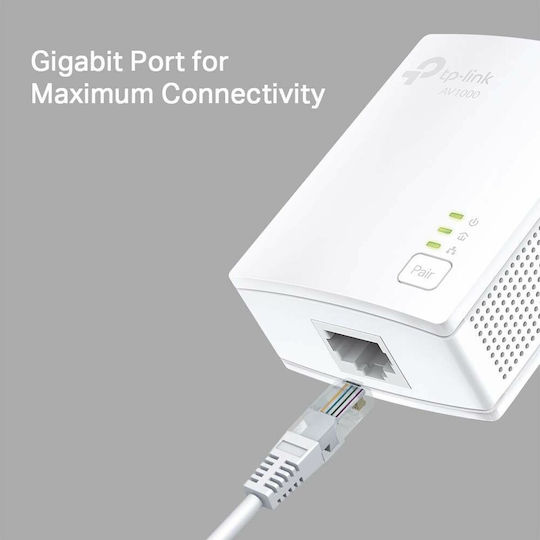 TP-LINK TL-PA7017 Kit v1 Powerline Double Wired and Gigabit Ethernet Port