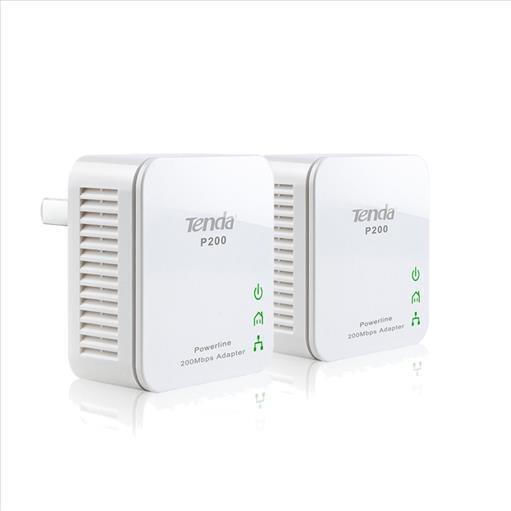 Tenda P200 Powerline Dual Kit Wired and Ethernet Port