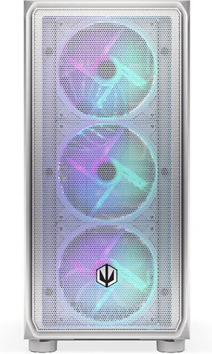 Endorfy Arx 700 ARGB Gaming Midi Tower Computer Case with Side Window White