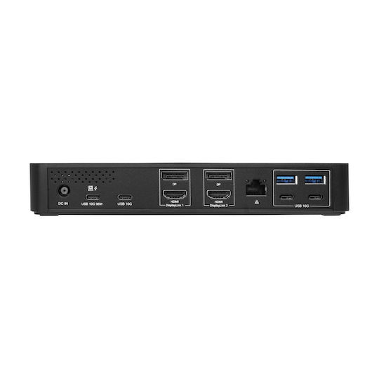 Conceptronic USB-C Docking Station με HDMI/DisplayPort PD Ethernet και σύνδεση 2 Οθονών Μαύρο (DONN31B)