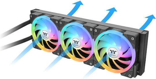 Thermaltake MAGFloe 360 Ultra Water Cooling System AIO CPU with 3 Fans 120mm and ARGB Lighting