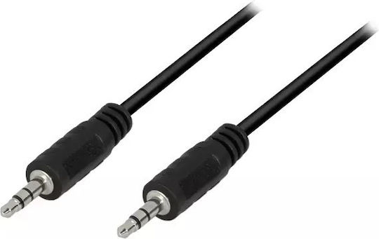 LogiLink 3.5mm male - 3.5mm male Cable Black 2m (CA1050)