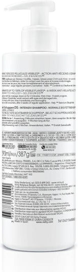 Vichy Dercos Anti Dandruff DS Șampon Împotriva Mătreții și Dermatitei Seboreice pentru Păr Gras 390ml