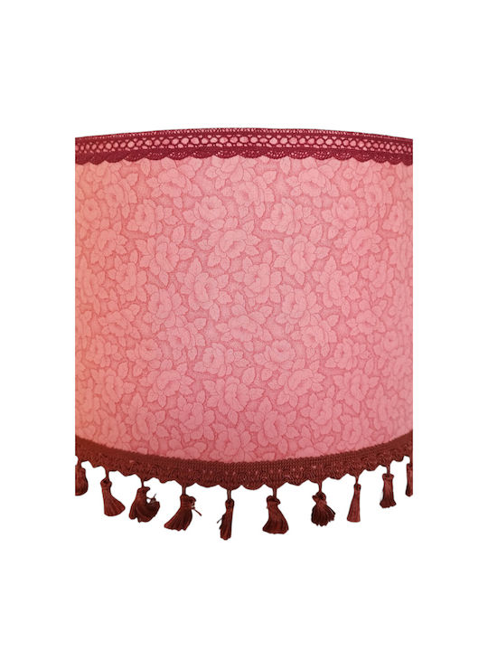 Oxygen Kids Single Ceiling Light E27 Pink 35x20cm
