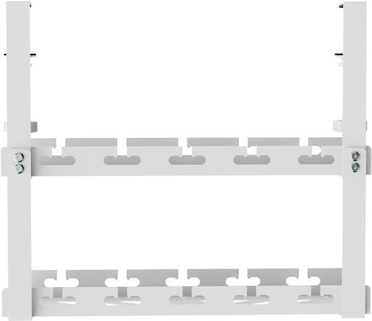 Maclean Energy Στήριγμα Καλωδίων Λευκό MC-104 W 1τμχ