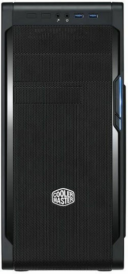 CoolerMaster N300 (USB 3.0 & USB 2.0) Midi Tower Κουτί Υπολογιστή Μαύρο