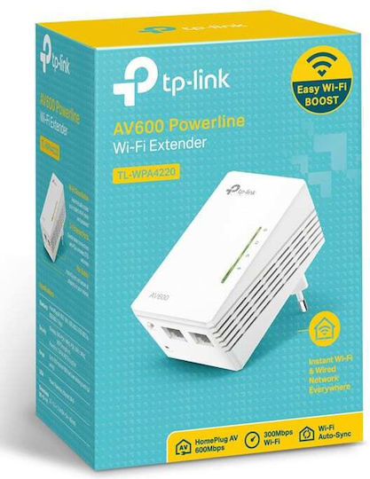 TP-LINK TL-WPA4220 v4 Powerline Wi‑Fi 4 and 2 Ethernet Ports