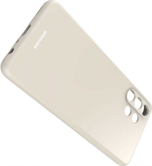 Spacecase Back Cover Σιλικόνης Μπεζ (Galaxy A32 4G)