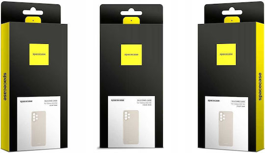 Spacecase Back Cover Σιλικόνης Μπεζ (Galaxy A32 4G)