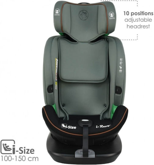 Bebe Stars I-Revo Autositz i-Size mit Isofix Olive