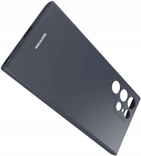 Spacecase Back Cover Σιλικόνης Μαύρο (Galaxy S22 Ultra 5G)