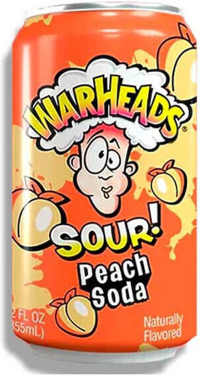 Warheads Σόδα Ροδάκινο με Ανθρακικό 330ml