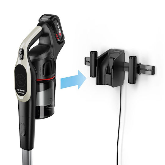 Bosch Unlimited Επαναφορτιζόμενη Σκούπα Stick 18V Μαύρη